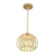 thumbnail image 2 of Lámpara colgante LED de techo para decoración de comedor, dormitorio y granja. Luz blanca dorada, 2 of 9