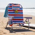 thumbnail image 3 of SET OF 2 | Tommy Bahama Folding Backpack Beach Chair Tropical / Stripes - 2022, 3 of 3