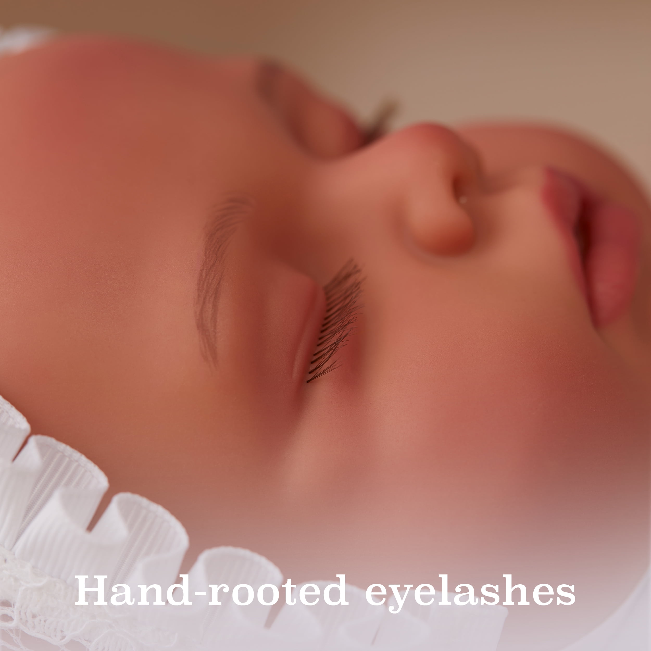 BABY born Real Hand-Painted, Realistic Reborn Baby Doll Girl - Medium, Closed Eyes, Ages 3+