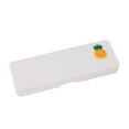 thumbnail image 2 of Alaparte Frosted Pencil Case Fruit Pattern Pencil Case Storage Pencil Case White Free Size, 2 of 6