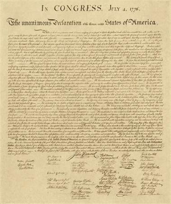 Us Declaration Of I