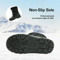 thumbnail image 6 of DREAM PAIRS Kids Winter Snow Boots Boys & Girls Outdoor Waterproof Mid-Calf Boot Black Size 3, 6 of 7
