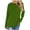 Green, variant on 2024 Long Sleeve Shirts for Women Trendy Casual Solid Color Drop Shoulder Raglan Sleeve Tops Round Neck Loose Shirt with Poket Orange