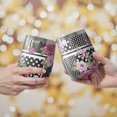 thumbnail image 2 of 12oz Stemless Wine Tumblers Pioneer Flower Floral Print Pattern Vacuum Insulated Stainless Steel Travel Tumbler Cups Mug with Lid and Straw for Champaign,Cocktail,Beer with Cleaning Brush, 2 of 5