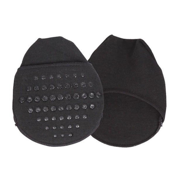 Almohadilla de silicona para el antepié transpirable para zapatos de tacón alto/sandalias/zapatos de vestir (negro) Ygjytge Cuidado Belleza