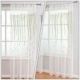 thumbnail image 6 of PENIKOKO 1Pack White Sheer Curtains for Home Decor Free 200x79in, 6 of 8