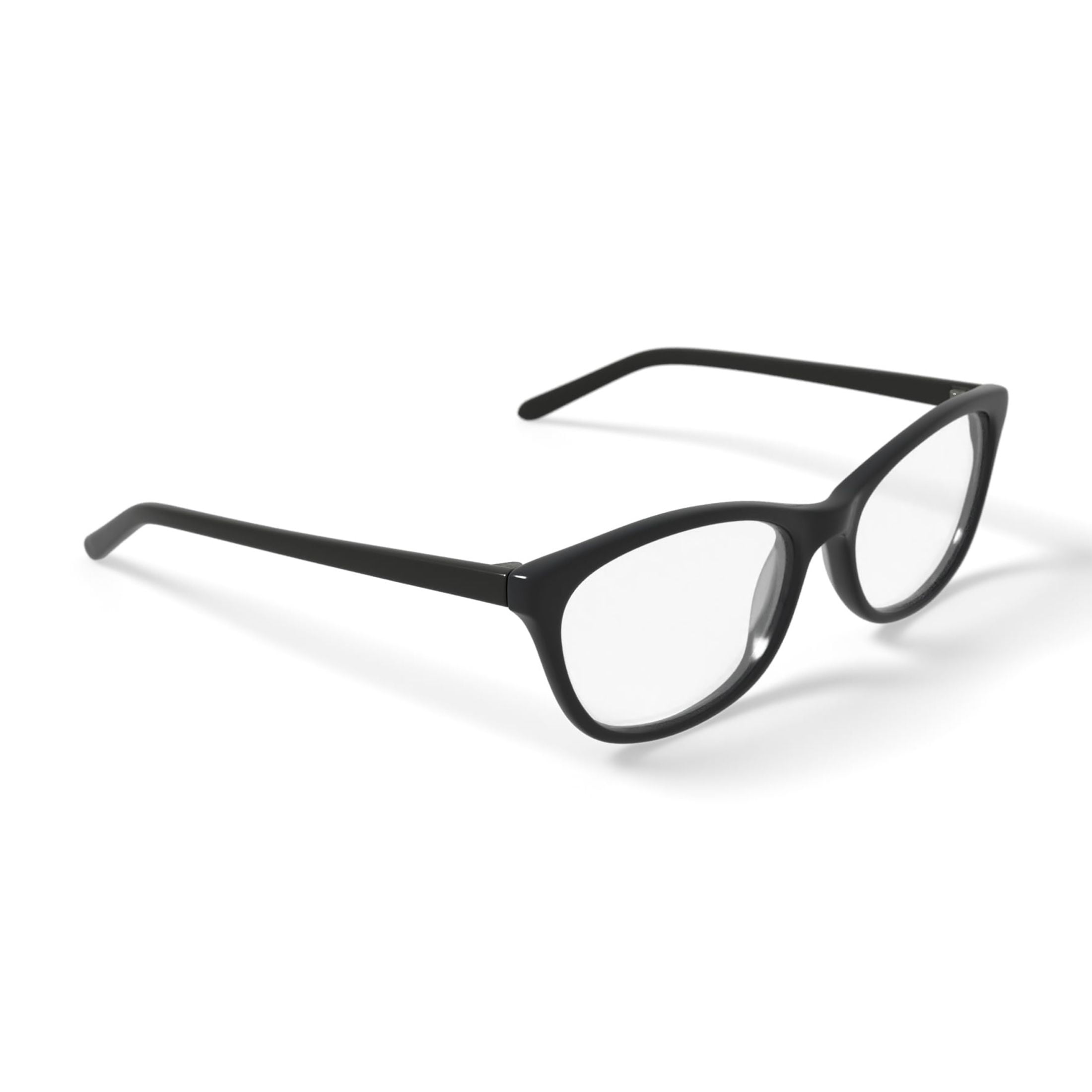 Walmart Women's FM14093 Cat Eye Prescription Eyeglasses with Case, Black