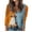 #149-Orange, variant on Craaazy Halloween Plus Size Casual Tops for Women Solid Color V Neck 3/4 Length Sleeve Halloween Printed Stretch Autumn Festival Daily Wear Blouse
