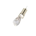 thumbnail image 4 of Bethel International Chandelier  Brushed Gold Stainless Steel & Crystal, 4 of 5