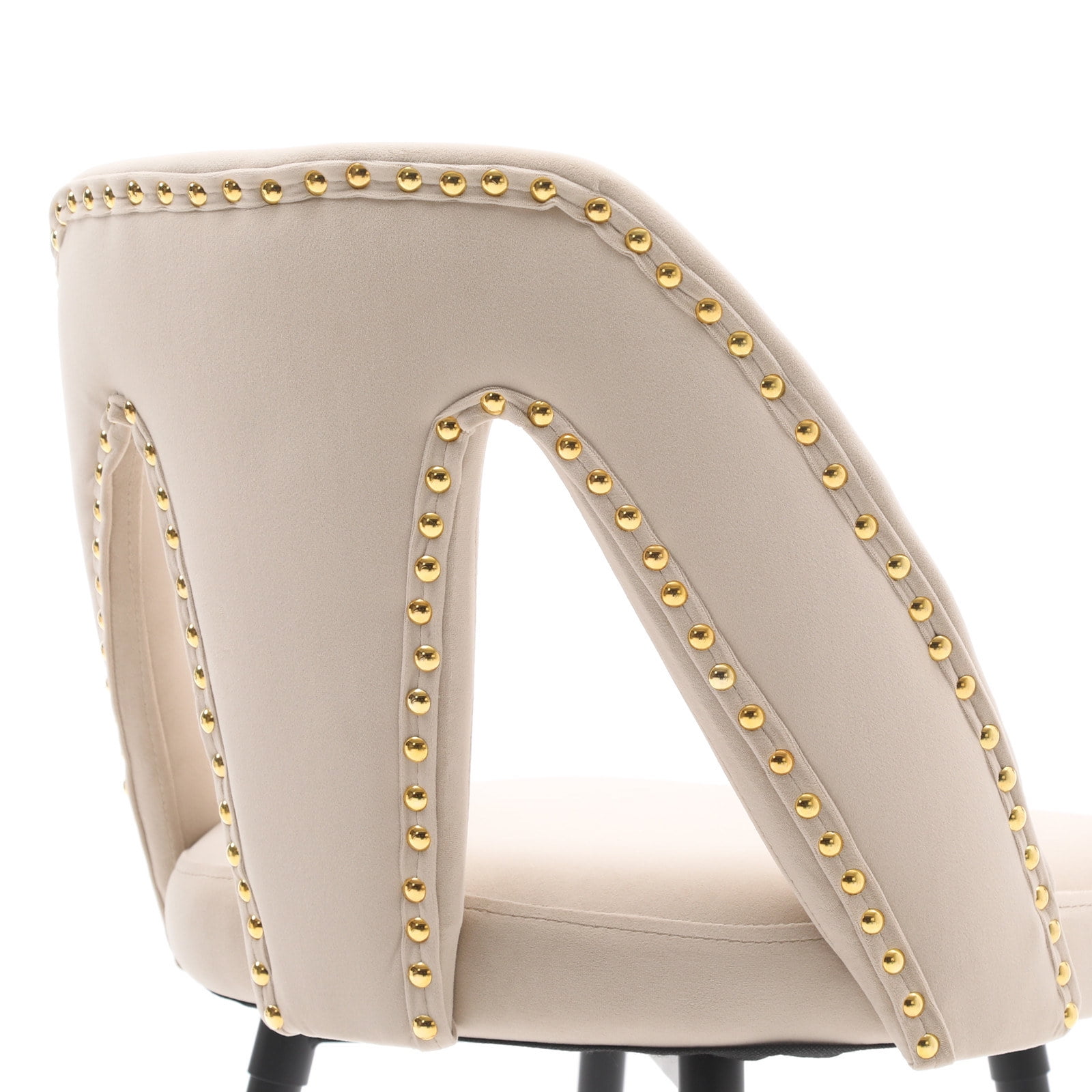 Kadyn 28" Counter Height Stools, Upholstered Bar Stools Set of 2, Velvet Bar Chairs for Living Room, Dinning Room, Kitchen, Beige Kadyn 28" Counter Height Stools, Upholstered Bar Stools Set of 2, Velvet Bar Chairs for Living Room, Dinning Room, Kitchen, Beige