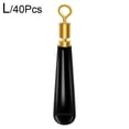 thumbnail image 1 of 40Pcs Fishing Float Copper Head Rotatable Rubber Drift Bobber Tackle Accessories Connector, 1 of 8