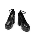 thumbnail image 4 of Zapatos de Plataforma con Tacón Grueso para Mujer DREAM PAIRS SDPU2471W, 4 of 7