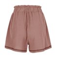 thumbnail image 5 of Hienoo Women's High Waist Pocket Loose Shorts Juniors Ruffle Casual Shorts, Sizes S-XXL, 5 of 8