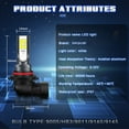 thumbnail image 6 of 6x H7+H7 LED Headlight Bulbs Kit Hi/Low Beam 9005/9006 Fog Lights 6000K Combo Super Bright, 6 of 16