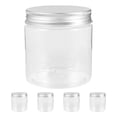 thumbnail image 3 of 5 frascos de plástico vacíos para cosméticos, estuches de 200 ml, mini frascos de plástico transparente con tapas para facilitar el llenado y la limpieza., 3 of 6