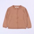 thumbnail image 5 of zuwimk Girls Cardigan Sweaters Ruffle School Uniform Sweater Crew Neck Button Down Coat for Girls(18-24 Months,Light Pink), 5 of 5