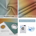 thumbnail image 4 of Orange Yellow Green Ombre Blackout Curtains for Bedroom/Living Room, Thermal Insulated Kitchen Curtains, Modern Art Aesthetics Abstract Grommet Darkening Window Treatment Drapes 42"x63"x2, 4 of 8