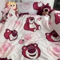 thumbnail image 4 of Juego de cama de Mickey Mouse con estampado de dibujos animados, 4 piezas, juego de sábanas de poliéster, colcha, edredón, regalo de Navidad, 4 of 4