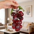 thumbnail image 4 of Outdor Realistic Grape Bunch Desktop Ornament Decorative Faux Fruit Display For Home Kitchen Centerpiece, 4 of 5