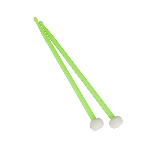 Wosthever 1 par de baquetas de timbales, palillos de tambor de cabeza de fieltro, práctica de juego, martillo de tambor de doble cabeza estable Type2 NO2