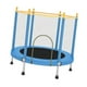 thumbnail image 4 of Trampolín para niños con recinto silencioso, red para saltar, para entrenamiento en interiores y exteriores en casa azul, 4 of 8