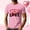Pink, variant on EchfiProm Mens Graphic Tees White Short Sleeve Shirts Love Heart Graphic Casual Valentine Tops for Big and Tall Men XL