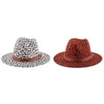 thumbnail image 3 of Seyurigaoka Women Winter Velvet Leopard Leather Buckle Warm Windproof Hat, 3 of 8