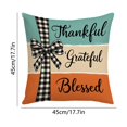 thumbnail image 3 of Housse de Coussin Colorée pour l'Action de Grâce, Design Imprimé, pour Canapé et Lit, Décoration Festive, Polyester Doux, 3 of 6