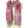 thumbnail image 5 of Oussum Viscose Geometric Fringe Trim Women Scarf, 5 of 7