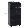 thumbnail image 3 of BarberPub Rolling Utility Cart with Storage Drawers and Shelves, Salon Trolley, 3 of 8