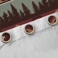 thumbnail image 4 of jejeloiu Wild Animals Bear Curtains Pack of 2 (42x84 Each),Retro Geometric Rhombus Curtains Blackout For Men Women, 4 of 6