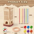 thumbnail image 2 of Juego de mesa educativo Montessori de madera Pinshoon, 2 of 7