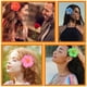 thumbnail image 3 of BRIGHTFUFU 6 pinzas bohemias para el pelo, horquillas de flores, pasadores de flores para mujeres y niñas, 3 of 7