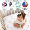 thumbnail image 2 of Sweet Jojo Designs Ballerina and Ballet Bows Girl Fitted Crib Sheets Set 3 Piece, 2 of 6