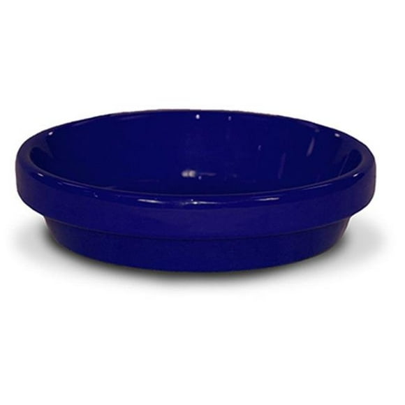 Ceramo 173760 5,75 x 0,75 Po Poudre Revêtue Soucoupe en Céramique & 44; Cobalt - Pack de 10