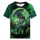 thumbnail image 4 of Camiseta con estampado 3D de arte alienígena para hombre, ropa informal de uso diario, camisetas con gráficos de película de terror alienígena, camisetas estilo Harajuku, 4 of 5