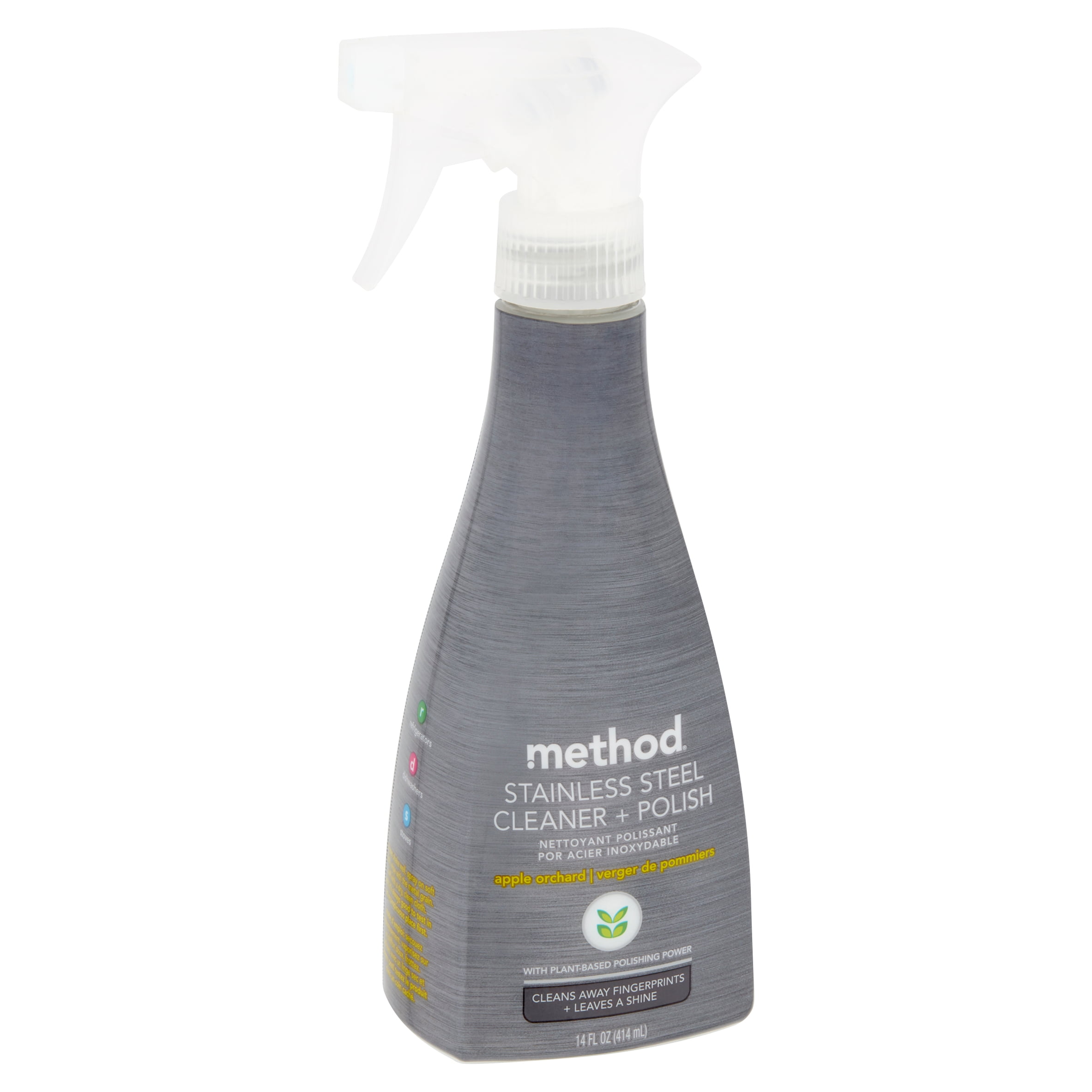 Method Stainless Steel Apple Orchard Cleaner + Polish, 14 fl oz