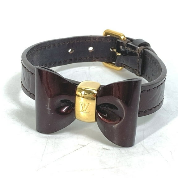 Pre-Owned LOUIS VUITTON M6617F Monogram Vernis Favorite Ribbon Bracelet, Women's,... (Good)