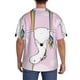 thumbnail image 3 of Fotbe Aerial Yoga for Unicorn Camisa Estampada de Manga Corta para Hombre, Casual de Verano, Estilo Playero, Sin Arrugas-Small, 3 of 5