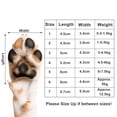 thumbnail image 2 of Unique Bargains Pack of 4 Waterproof Dog Shoes with Adjustable Straps Rose Red S, 2 of 6