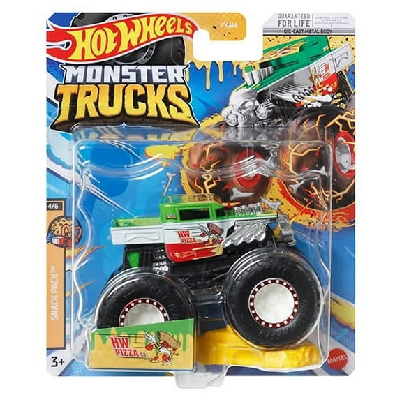 Hot Wheels Monster Truck Fast Foodie HW Pizza CO.