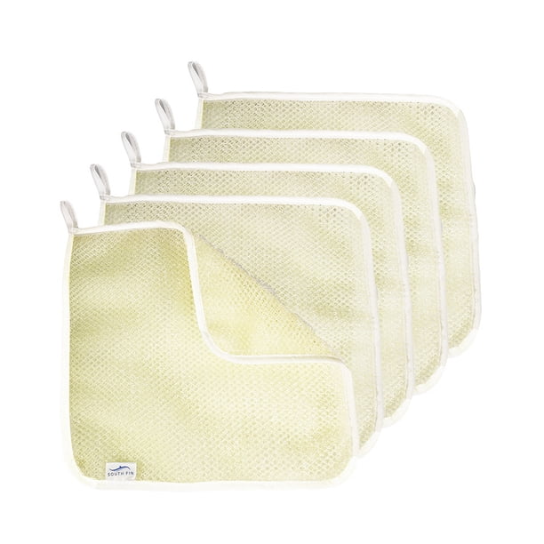 EeaseMX 5 toallas de ducha exfoliantes para el rostro.