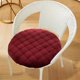thumbnail image 4 of Round Seat Cushion 30cm Soft Chair Cushions With Non-Slip Washable Corduroy Fabric Seat Cushion With Zip Seat Padding Chair Cushion For Indoor Dining Room, 4 of 5