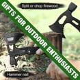 thumbnail image 4 of Stocking Stuffers for Adults Men - Gifts for Dad from Daughter Wife, 22 in 1 Hardened Stainless Steel Camping Multitool Hammer Hatchet, Upgrad Portable Camp Axe Screwdriver Set with Nylon Sheath, 4 of 7