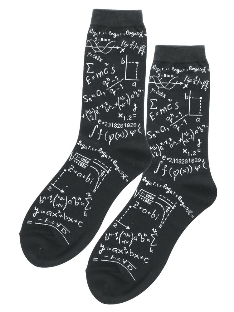 Adult Shark Head Pattern Athletic Crew Socks