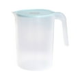 thumbnail image 2 of FURNIX Sealed Cold Water Pot Acrylic Pitcher Unbreakable Clear Plastic Pitcher With Lid,Ribbed Pitcher With Handle,Bpa-Free,Heat-Resistant Compact Design For Tea,Juice,Water,Lemonade,Milk Blue, 2 of 4