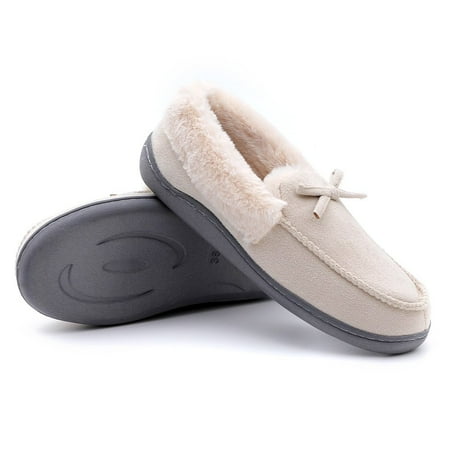 

SERANOMA Women s Donna Lined Moccasin Slipper with Memory Foam