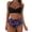 Black B, variant on ZQUUVOU Women's Bikini Set 2 Piece Matching Solid Color Swimsuit with Removable Padding Underwire Swimming Sun Black