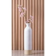 thumbnail image 4 of Set of 2 Elegant Black Cylinder Shaped Tall Spun Bamboo Floor Vases, Embellished with a Glossy Lacquer, and Enhanced with Natural Bamboo Finish - Stylish Home Decor, Heights of 31 and 23.5 Inches, 4 of 5