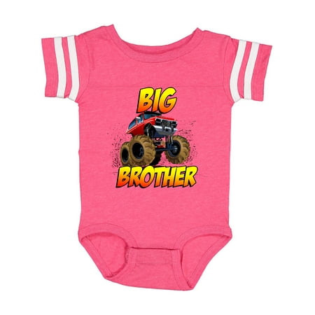 

Inktastic Big Brother Monster Truck Gift Baby Boy Bodysuit
